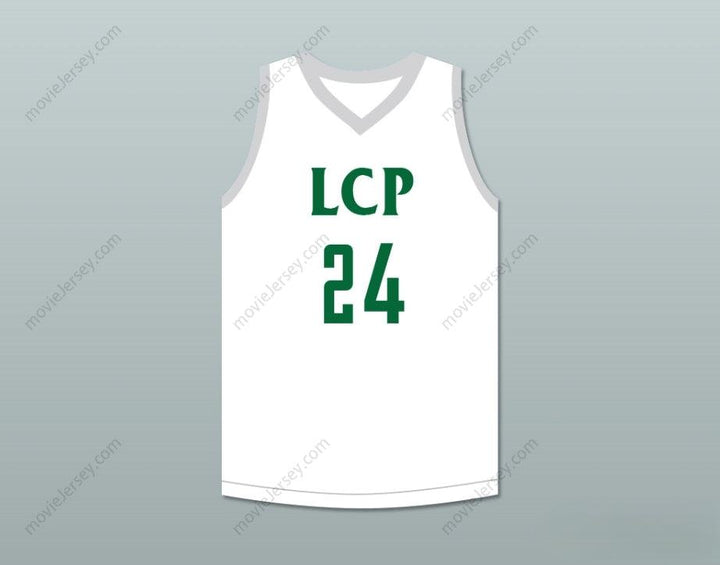 CUSTOM ANY Name Number TACKO FALL 24   WHITE BASKETBALL JERSEY Top Stitched S-6XL