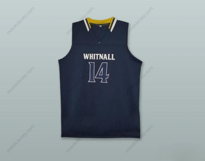CUSTOM ANY Name Number TYLER HERRO 14 WHITNALL HIGH SCHOOL FALCONS NAVY BLUE BASKETBALL JERSEY Top Stitched S-6XL