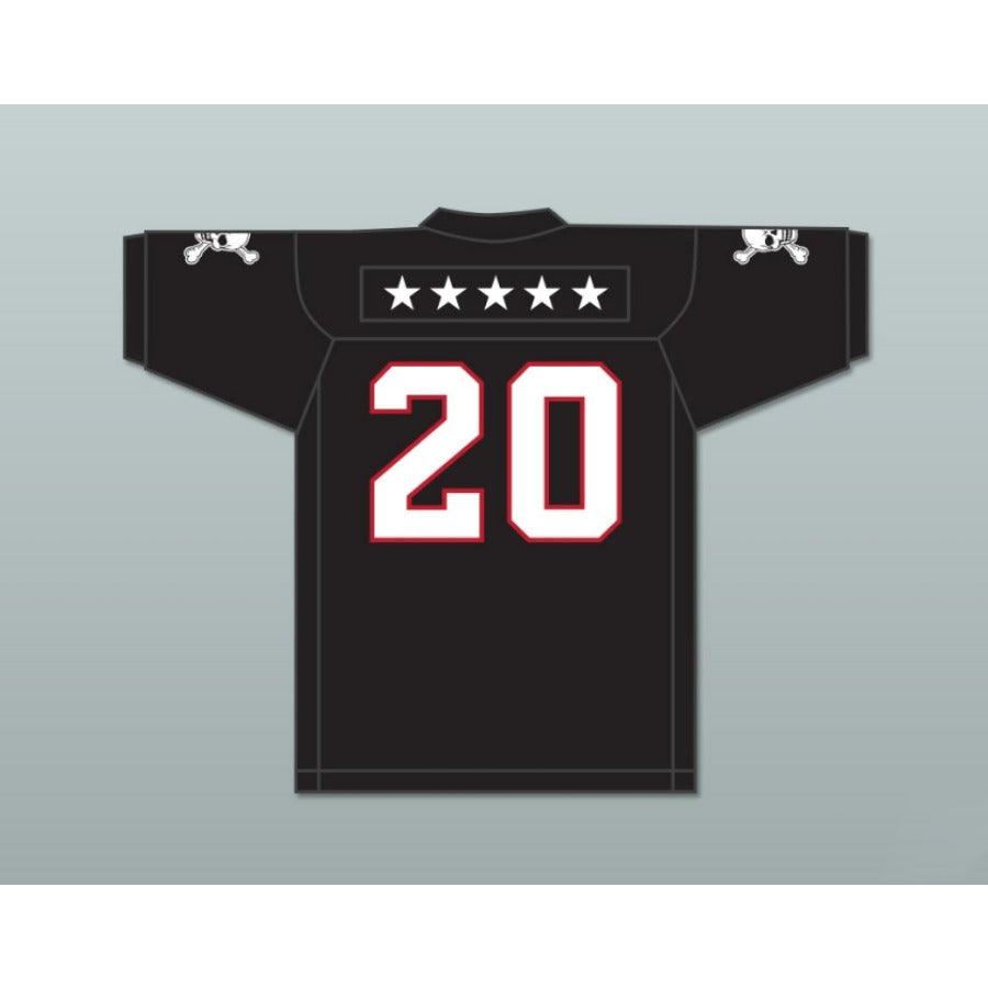 CUSTOM ANY Name Number CJ REAVIS 20 EMCC LIONS FOOTBALL JERSEY INCLUDES PATCHES Top Stitched S-6XL