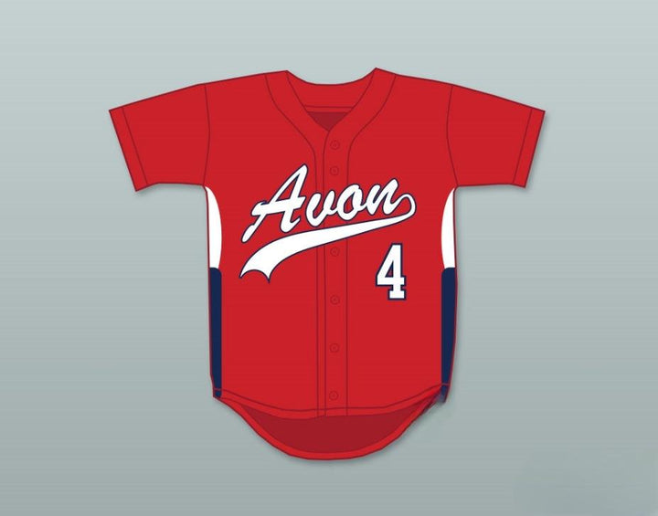 Custom Any Name Number GEORGE SPRINGER 4   OLD FARMS SCHOOL WINGED BEAVERS RED BASEBALL JERSEY 1 Top Stitched S-6XL