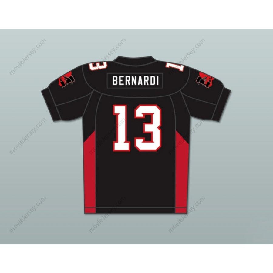 CUSTOM ANY Name Number 13 BERNARDI MEAN MACHINE CONVICTS Football Jersey Top Stitched S-6XL