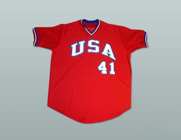 Custom Any Name Number MARK MCGWIRE USA TEAM BASEBALL JERSEY NEW ANY SIZE OR PLAYER Top Stitched S-6XL