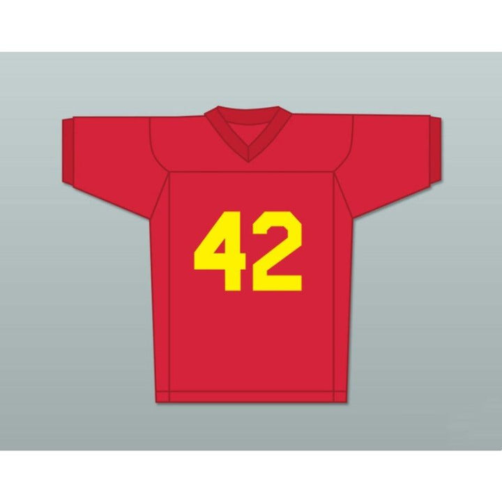 CUSTOM ANY Name Number RICKY BAKER 42 RED FOOTBALL JERSEY BOYZ N THE HOOD Top Stitched S-6XL