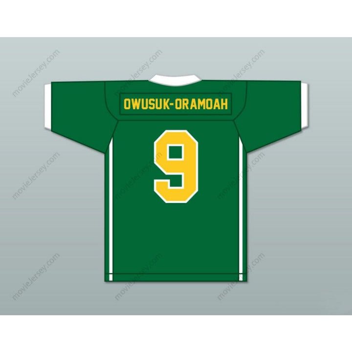CUSTOM ANY Name Number JEREMIAH OWUSU-KORAMOAH 9 BETHEL HIGH SCHOOL BRUINS Football Jersey Top Stitched S-6XL