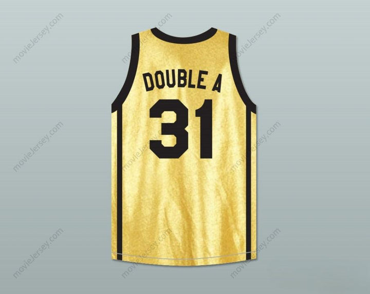 CUSTOM ANY Name Number JASON MARTIN DOUBLE A 31 ENEMY OF THE STATE BASKETBALL JERSEY CROSSOVER Top Stitched S-6XL