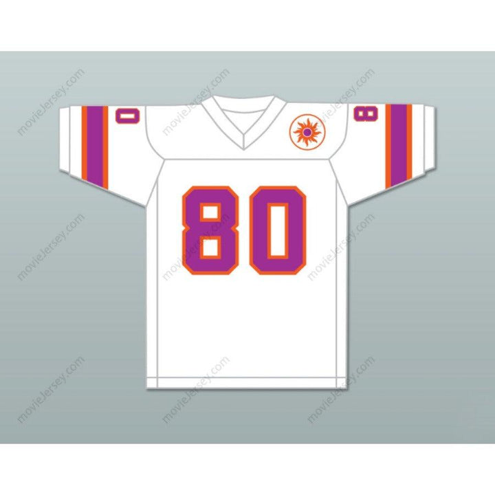 CUSTOM ANY Name Number 1974-75 WFL DAVE WILLIAMS 80 SOUTHERN CALIFORNIA SUN HOME FOOTBALL JERSEY Top Stitched S-6XL