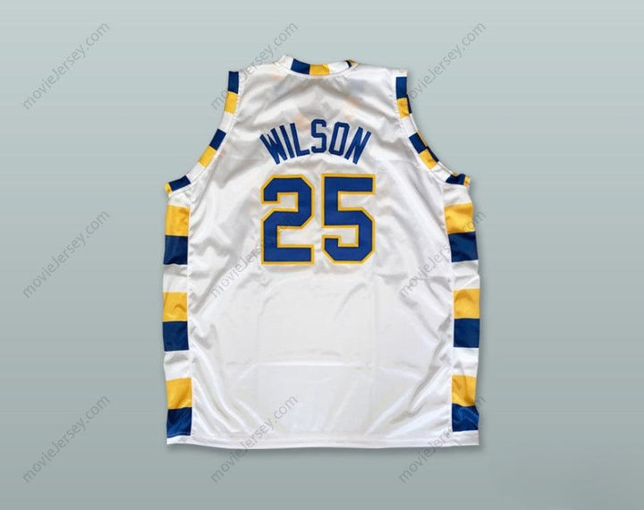 CUSTOM ANY Name Number BEN WILSON 25 SIMEON CAREER ACADEMY WOLVERINES WHITE BASKETBALL JERSEY 2 Top Stitched S-6XL