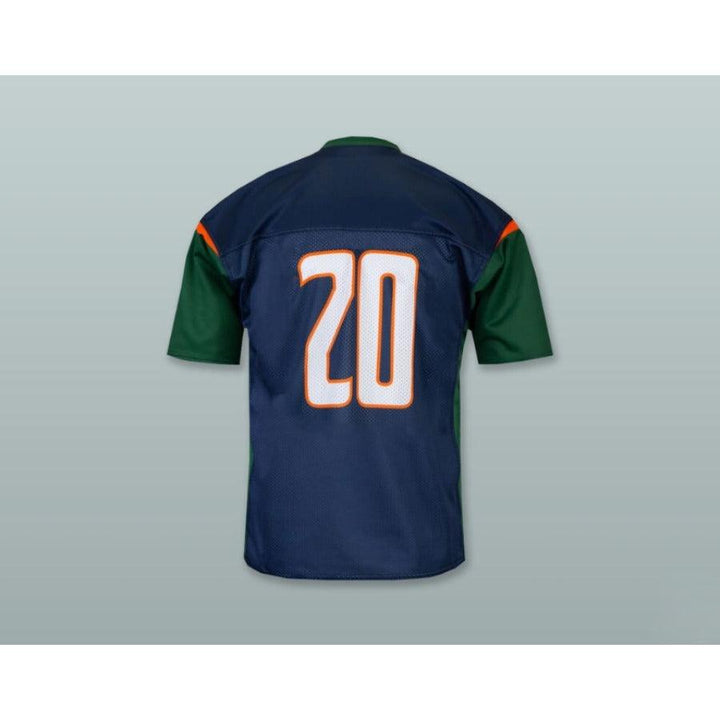 CUSTOM ANY Name Number SEATTLE 20 HOME DARK BLUE Football Jersey Top Stitched S-6XL