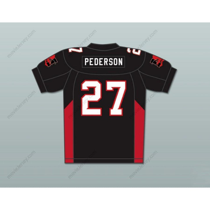 CUSTOM ANY Name Number 27 PEDERSON MEAN MACHINE CONVICTS FOOTBALL JERSEY INCLUDES PATCHES Football Jersey Top Stitched S-6XL