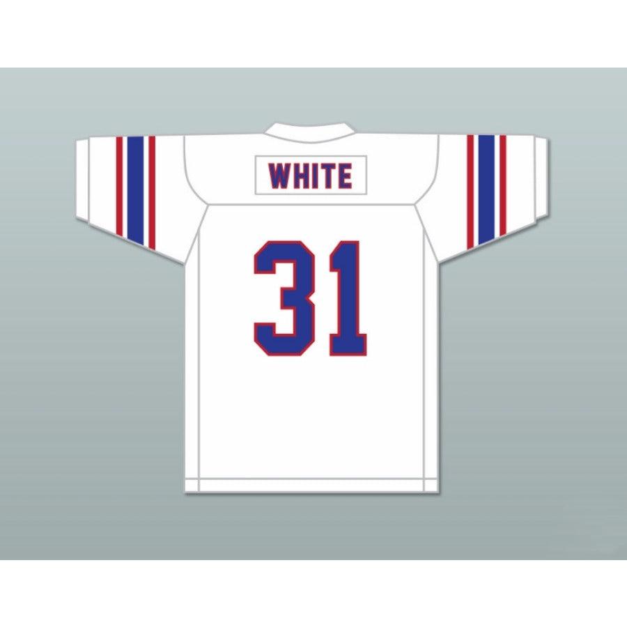 CUSTOM ANY Name Number DANA WHITE 31 HIGH SCHOOL WHITE Football Jersey Top Stitched S-6XL