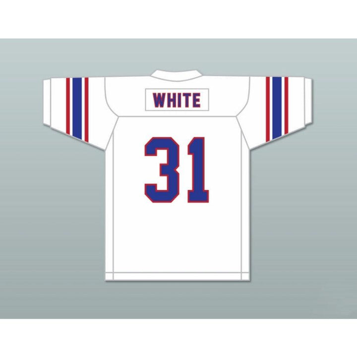 CUSTOM ANY Name Number DANA WHITE 31 HIGH SCHOOL WHITE Football Jersey Top Stitched S-6XL