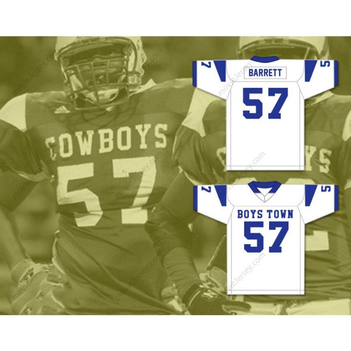 CUSTOM SHAQUIL BARRETT 57 BOYS TOWN HIGH SCHOOL FOOTBALL JERSEY Stitched S-6XL