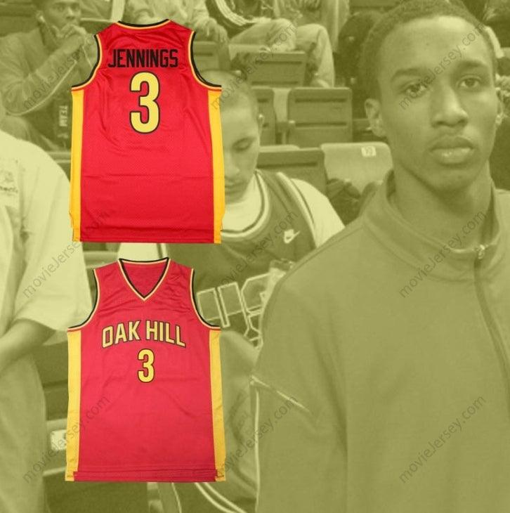 CUSTOM ANY Name Number BRANDON JENNINGS   ACADEMY BASKETBALL JERSEY STITCH SEWN Top Stitched S-6XL