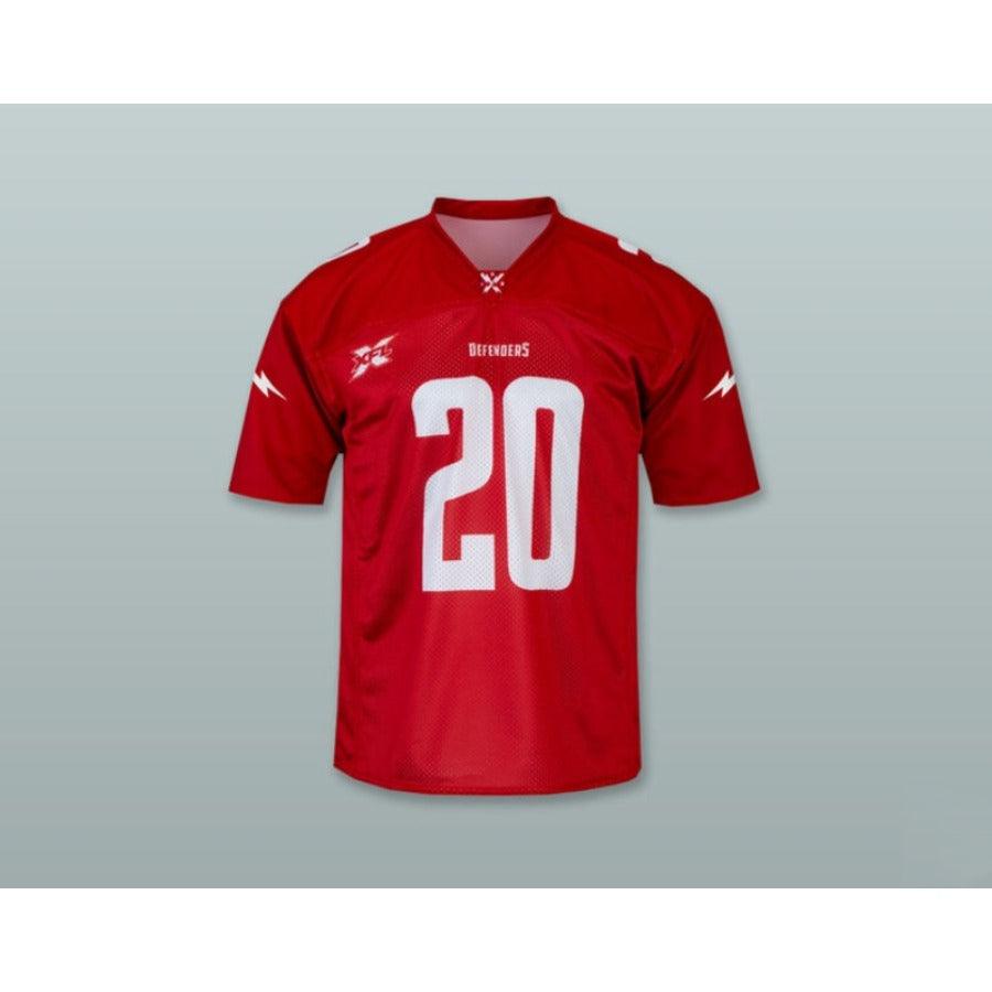 CUSTOM ANY Name Number WASHINGTON DC 20 HOME RED Football Jersey Top Stitched S-6XL