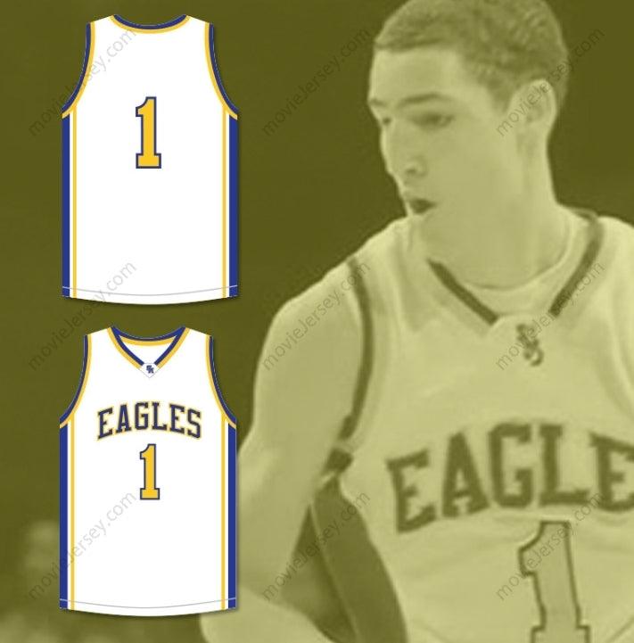 CUSTOM ANY Name Number KLAY THOMPSON 1 SANTA MARGARITA CATHOLIC HIGH SCHOOL  WHITE BASKETBALL JERSEY Top Stitched S-6XL