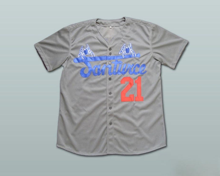 Custom Any Name Number ROBERTO CLEMENTE 21 SANTURCE CRABBERS PUERTO RICO BASEBALL JERSEY ALL SIZES Top Stitched S-6XL