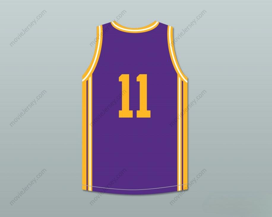 CUSTOM ANY Name Number ARTHUR AGEE 11 JOHN MARSHALL METROPOLITAN HIGH SCHOOL PURPLE BASKETBALL JERSEY HOOP DREAMS Top Stitched S-6XL