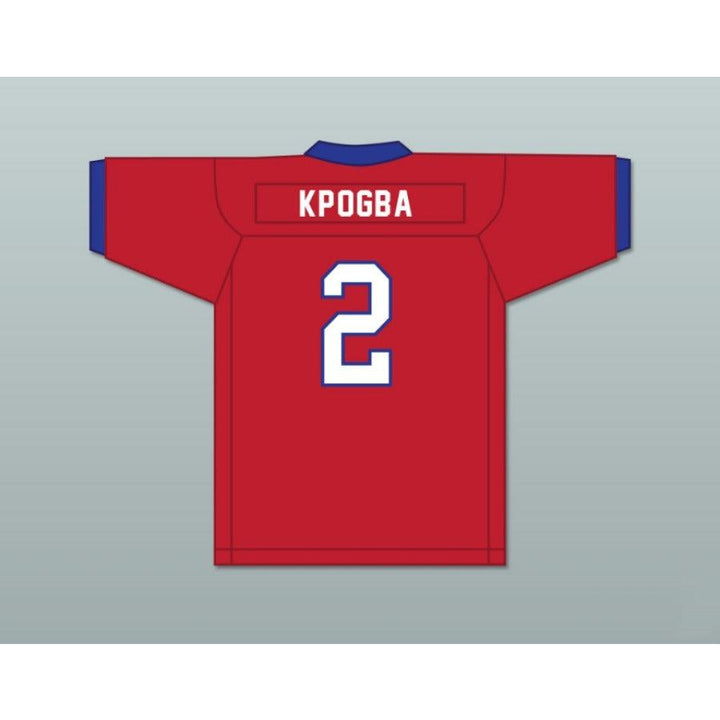 CUSTOM ANY Name Number LEE KPOGBA 2 PARKLAND HIGH SCHOOL MUSTANGS Football Jersey Top Stitched S-6XL