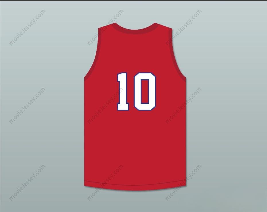 CUSTOM ANY Name Number DARIUS GARLAND 10  ACADEMY  RED BASKETBALL JERSEY 1 Top Stitched S-6XL