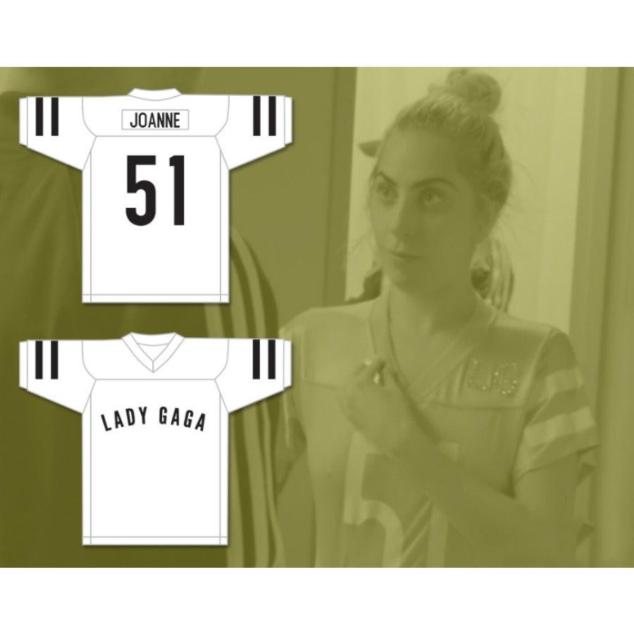 CUSTOM ANY Name Number LADY GAGA JOANNE 51 FOOTBALL JERSEY Top Stitched S-6XL