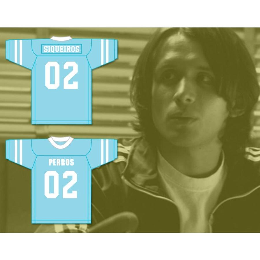 CUSTOM ANY Name Number SIQUEIROS 02 SANTA MARTHA PERROS LIGHT Football Jersey Top Stitched S-6XL