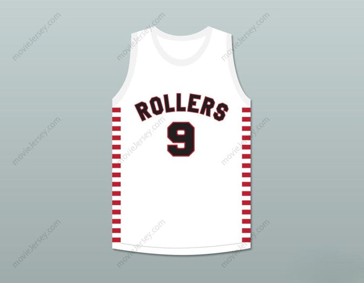 CUSTOM ANY Name Number BOB HUBBARD 9 PROVIDENCE STEAMROLLERS WHITE BASKETBALL JERSEY 2 Top Stitched S-6XL
