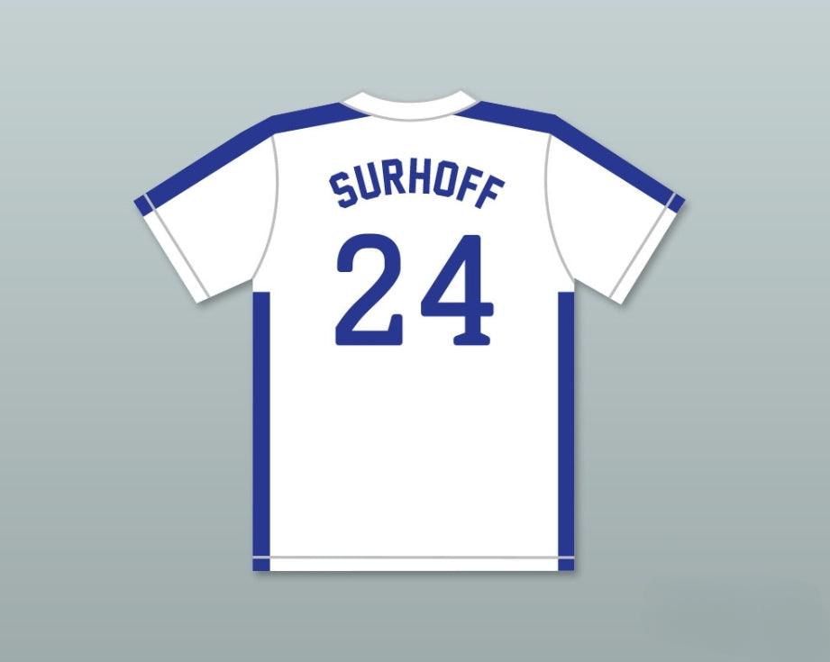 Custom Any Name Number B.J. SURHOFF 24 1984 USA TEAM WHITE BASEBALL JERSEY Top Stitched S-6XL