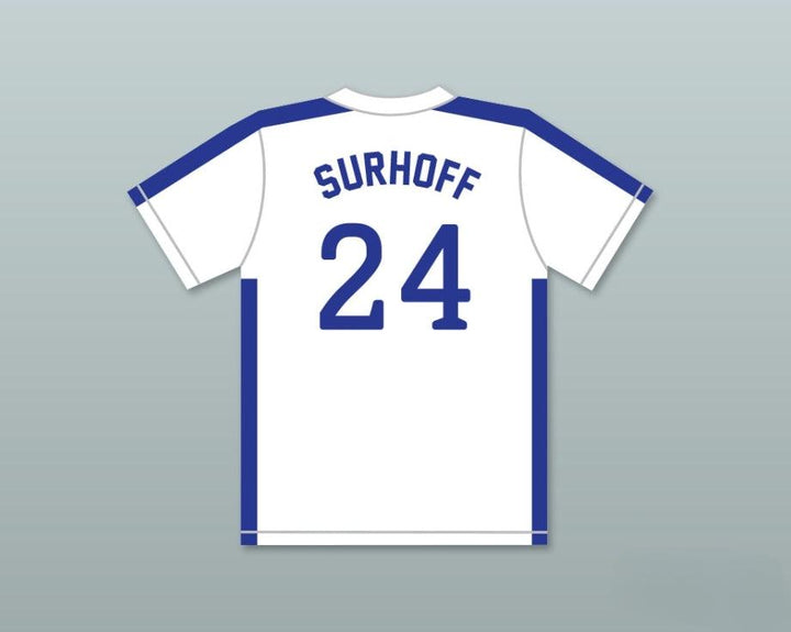 Custom Any Name Number B.J. SURHOFF 24 1984 USA TEAM WHITE BASEBALL JERSEY Top Stitched S-6XL