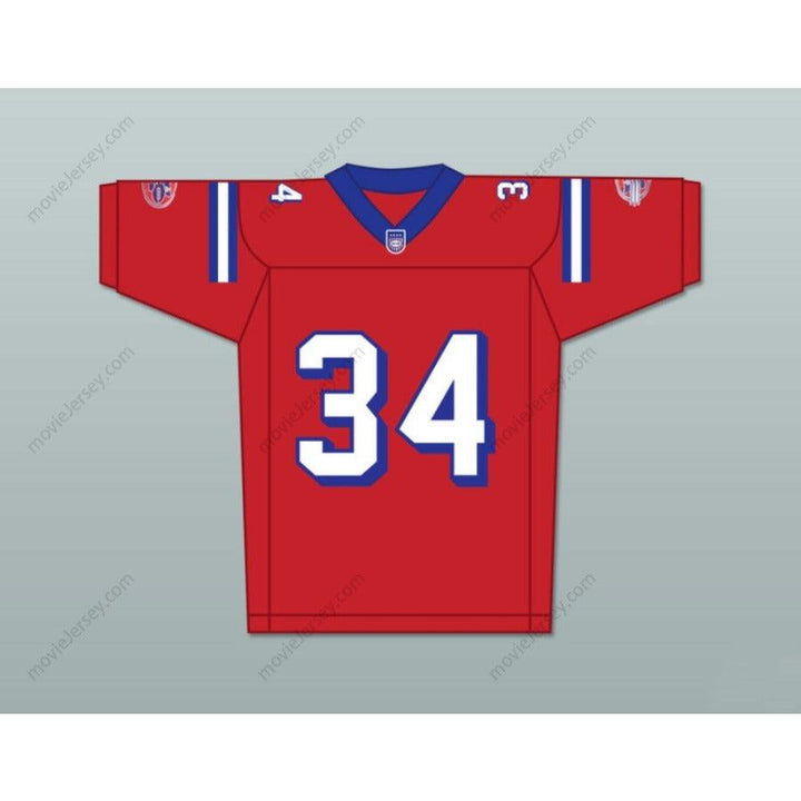 CUSTOM ANY Name Number TROY WINBUSH WALTER COCHRAN 34 WASHINGTON SENTINELS HOME Football Jersey Top Stitched S-6XL