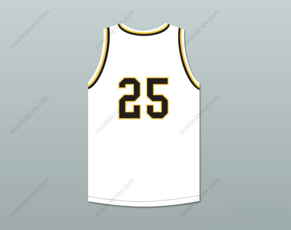 CUSTOM ANY Name Number DWYANE WADE 25 HAROLD L. RICHARDS HIGH SCHOOL BULLDOGS WHITE BASKETBALL JERSEY 1 Top Stitched S-6XL
