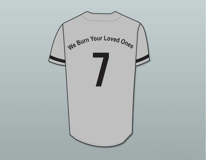 Custom Any Name Number AL BUNDY 7 CREMATORS BASEBALL JERSEY STITCH SEWN NEW Top Stitched S-6XL