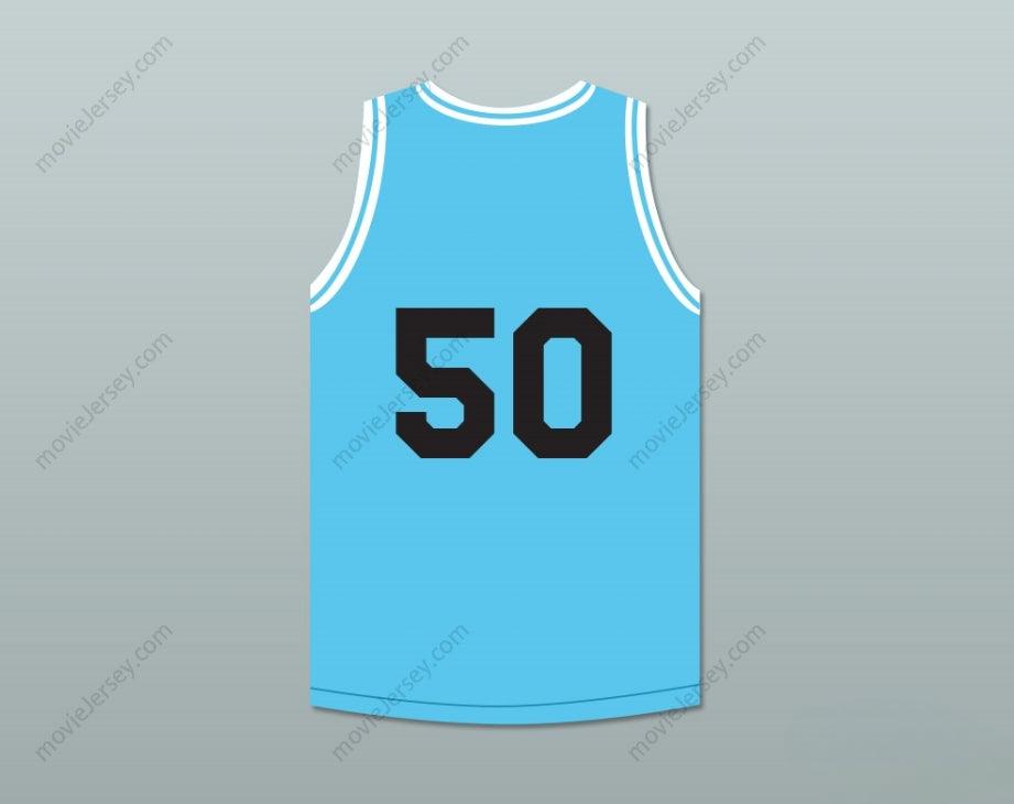 CUSTOM ANY Name Number LIGHT BLUE TOURNAMENT SHOOT OUT BASKETBALL JERSEY ABOVE THE RIM Top Stitched S-6XL