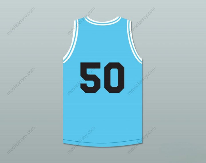 CUSTOM ANY Name Number LIGHT BLUE TOURNAMENT SHOOT OUT BASKETBALL JERSEY ABOVE THE RIM Top Stitched S-6XL