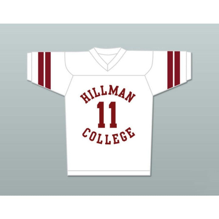 CUSTOM ANY Name Number WALTER OAKES 11 HILLMAN COLLEGE FOOTBALL JERSEY WITH EAGLE PATCH A DIFFERENT WORLD Top Stitched S-6XL