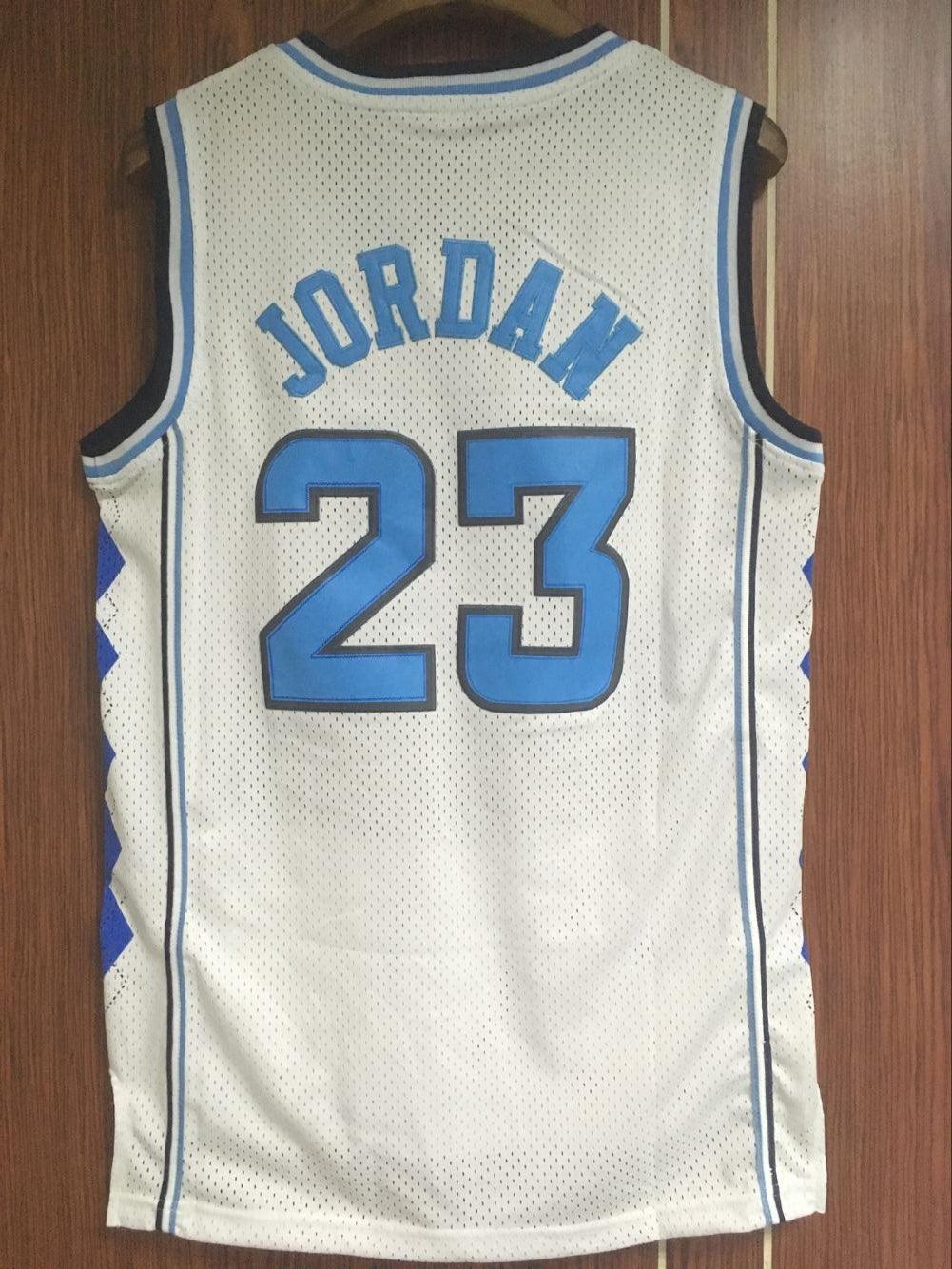 Throwback North Carolina #23 Jordan Basketball Jersey Adult /Youth Kids Size Top Stitched S-3XL