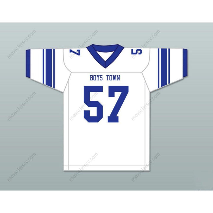 CUSTOM SHAQUIL BARRETT 57 BOYS TOWN HIGH SCHOOL FOOTBALL JERSEY Stitched S-6XL