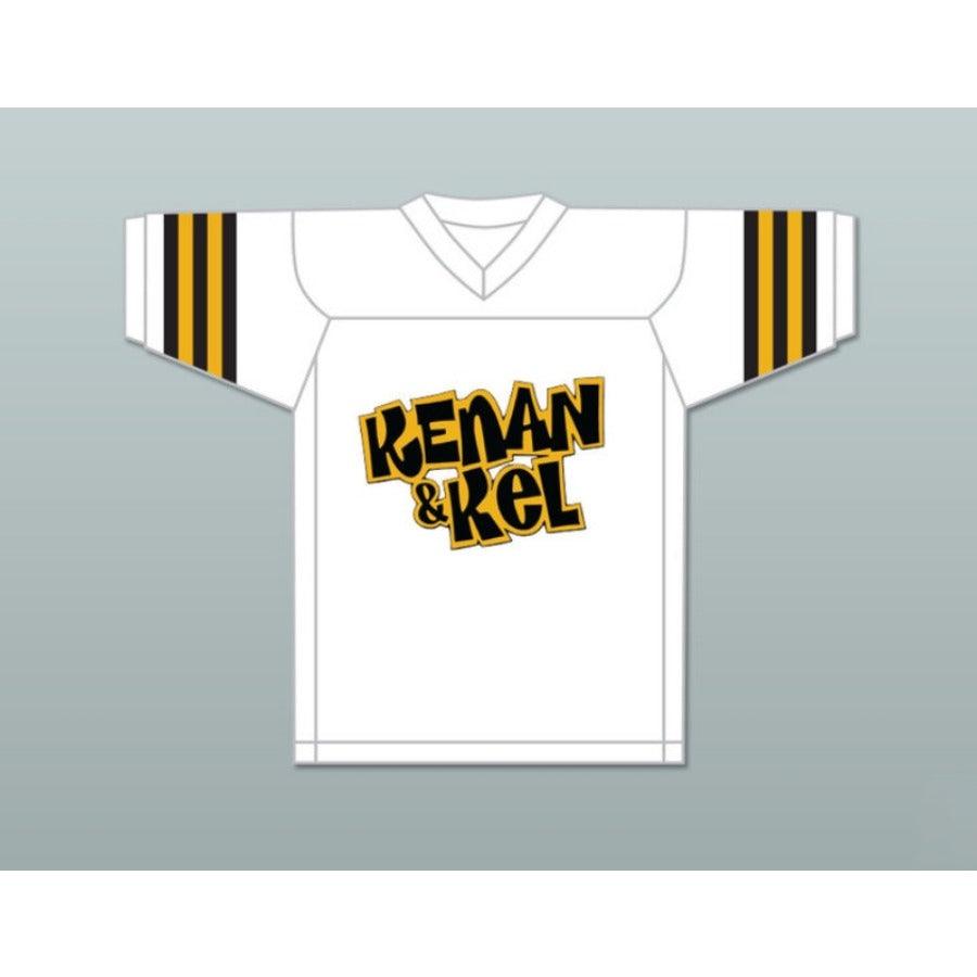 CUSTOM ANY Name Number KEL MITCHELL 2 KENAN KEL WHITE Football Jersey Top Stitched S-6XL