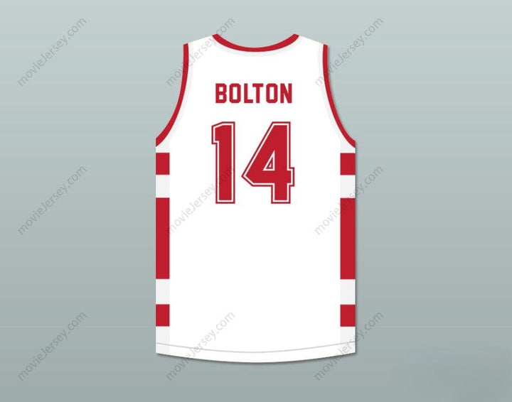 CUSTOM ANY Name Number TROY BOLTON 14 EAST HIGH SCHOOL WILDCATS WHITE BASKETBALL JERSEY Top Stitched S-6XL