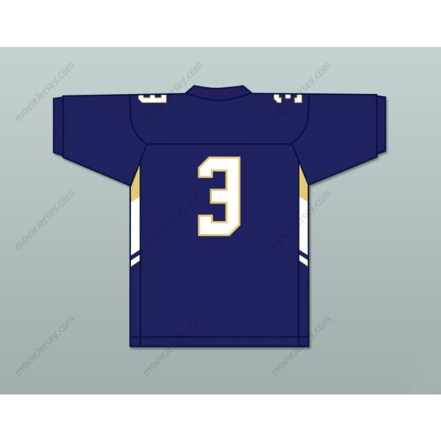 CUSTOM ANY Name Number SKYY MOORE 3 SHADY SIDE ACADEMY BULLDOGS Football Jersey Top Stitched S-6XL