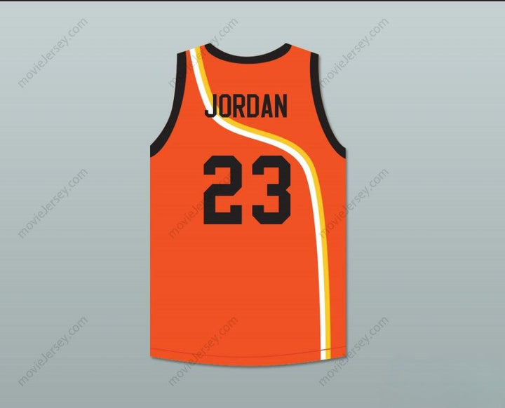 CUSTOM ANY Name Number MICHAEL   23 ROSWELL RAYGUNS ORANGE BASKETBALL JERSEY Top Stitched S-6XL