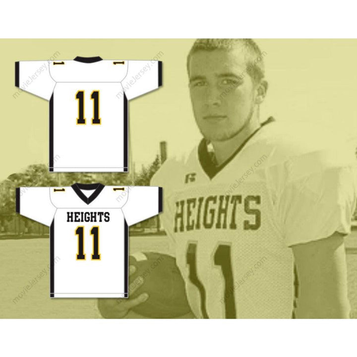 CUSTOM ANY Name Number CUSTOM HEIGHTS TRAVIS KELCE 11 HIGH SCHOOL TIGERS Football Jersey Top Stitched S-6XL