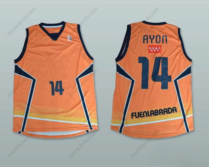CUSTOM ANY Name Number GUSTAVO AYON 14 BALONCESTO FUENLABRADA BASKETBALL JERSEY Top Stitched S-6XL