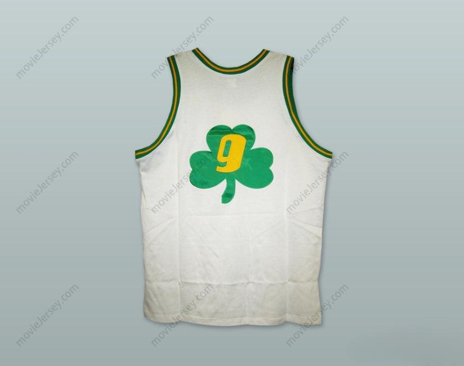 CUSTOM ANY Name Number 1972 RUCKER PARK SHAMROCKS 9 WHITE BASKETBALL JERSEY Top Stitched S-6XL