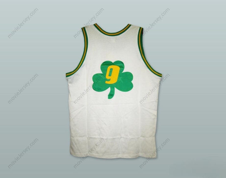 CUSTOM ANY Name Number 1972 RUCKER PARK SHAMROCKS 9 WHITE BASKETBALL JERSEY Top Stitched S-6XL