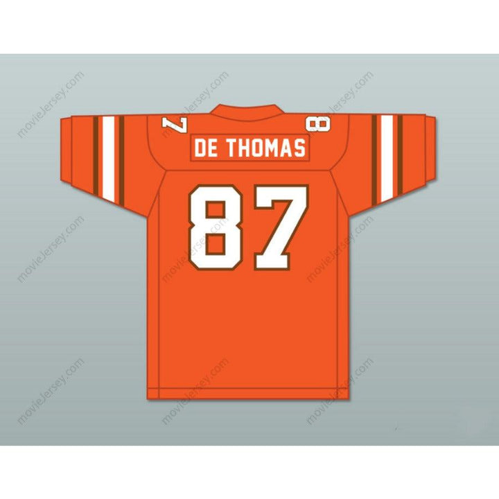 CUSTOM ANY Name Number DERRICK THOMAS 87 SOUTH MIAMI SENIOR HIGH SCHOOL COBRAS Football Jersey Top Stitched S-6XL