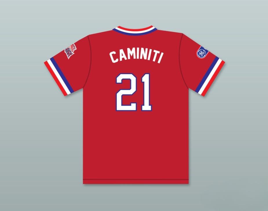 Custom Any Name Number KEN CAMINITI 21 1984 USA TEAM RED BASEBALL JERSEY Top Stitched S-6XL