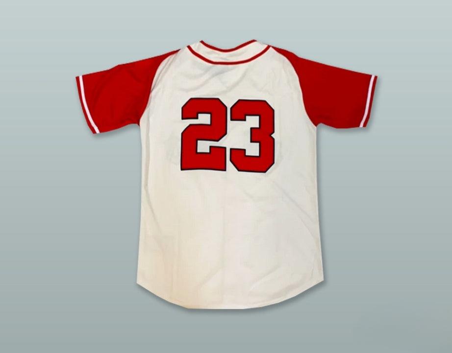 Custom Any Name Number CIUDAD DE MEXICO 23 WHITE BUTTON DOWN BASEBALL JERSEY Top Stitched S-6XL