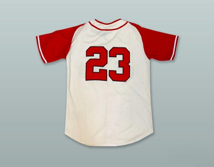 Custom Any Name Number CIUDAD DE MEXICO 23 WHITE BUTTON DOWN BASEBALL JERSEY Top Stitched S-6XL