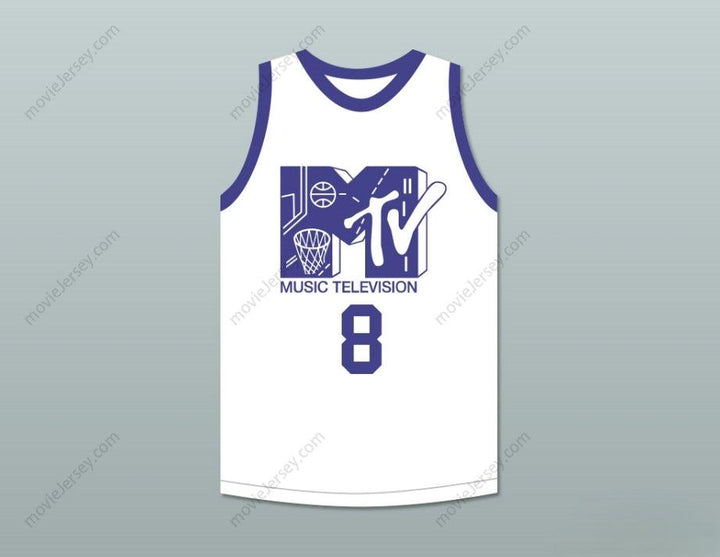 CUSTOM ANY Name Number STEVE URKEL 8 BASKETBALL JERSEY FIRST ANNUAL ROCK N' JOCK B-BALL JAM 1991 Top Stitched S-6XL