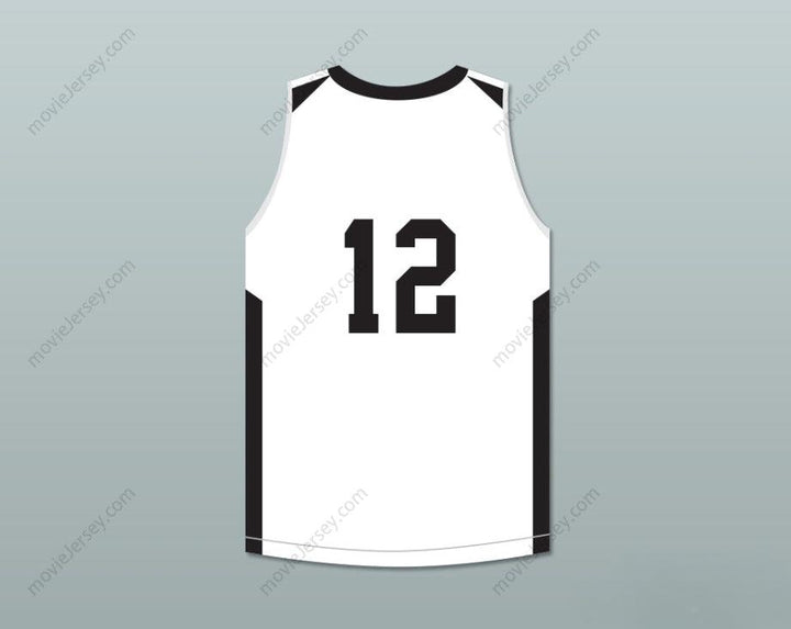 CUSTOM ANY Name Number JA MORANT 12 CRESTWOOD HIGH SCHOOL KNIGHTS WHITE BASKETBALL JERSEY 1 Top Stitched S-6XL